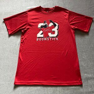 Champro Michael Jordan Boomstick T-shirt Adult  Size Large Red Logo 23 Sports
